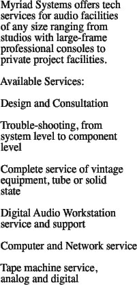  Myriad Systems offers tech